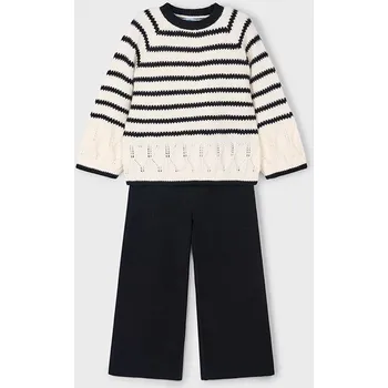 Dívčí kalhoty dětský pletený komplet Mayoral 4582-87 velikost 116