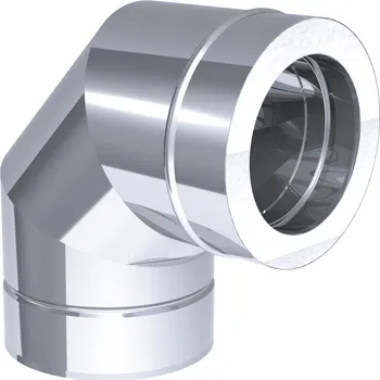 Vinotéka G.Gastro Koleno pro trubku - úhel 90° - z nerezové oceli - Ø 200 mm