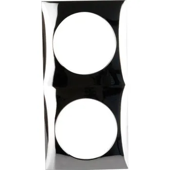 Příslušenství ke karavanu Dvojrámeček pro vypínače a zásuvky Berker Integro barva chrom