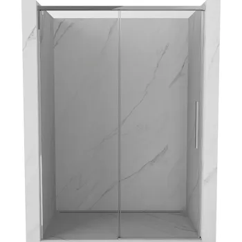 Sprchové dveře Posuvné sprchové dveře Mexen Rox 155 cm, průhledné, chrom - 8C2-155-000-01-00