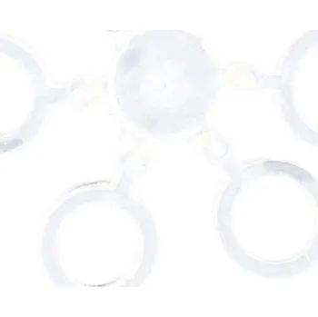24ks Gumičky Na Pelety Mikado Method Feeder Na Kroužku 10mm Bílý