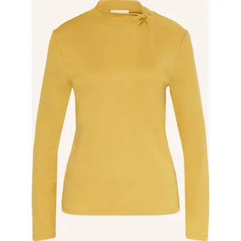 Dámské tričko Cartoon Dlouhé Rukávy, tmavě žlutá