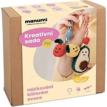 kreativní sada Manumi kreativní sada na háčkování přívěsku Ovoce