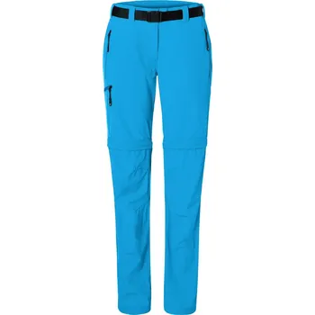 Pánské kalhoty James & Nicholson Pánské trekingové kalhoty s odepínacími nohavicemi - M bright blue