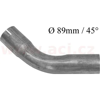 univerzální koleno výfuku P8574 průměr 89 mm/45