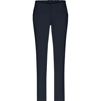 Dámské kalhoty James & Nicholson Dámské elastické kalhoty - (36) navy