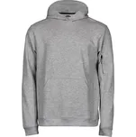 TEE JAYS Mikina s kapucí "Athletic" - L heather grey