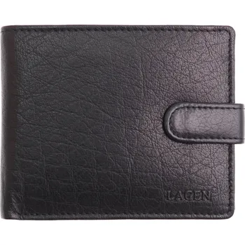 Peněženka Pánská kožená peněženka Lagen E 1036 černá