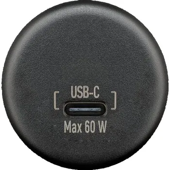 Příslušenství ke karavanu Vestavná USB-C 60 W zásuvka wentronic barva černá