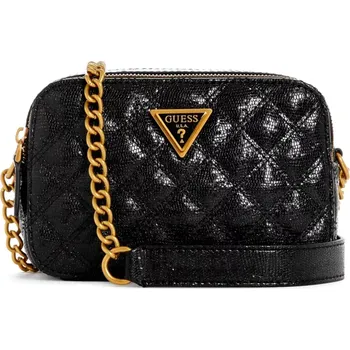 Guess černá crossbody kabelka (Černá Guess dámská kabelka, doprava zdarma)