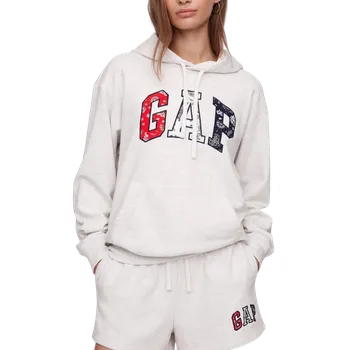 Dámská mikina Mikina s kapucí GAP French Terry Logo Pullover 885589-14 Velikost XL