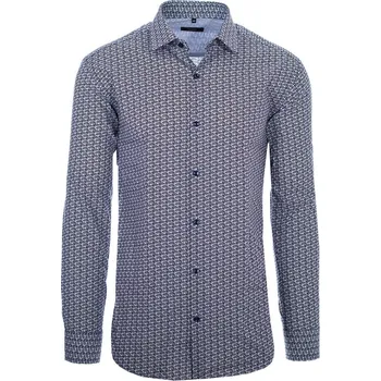 Pánská košile MMER Pánská bavlněná košile Submarine černá vel. 47