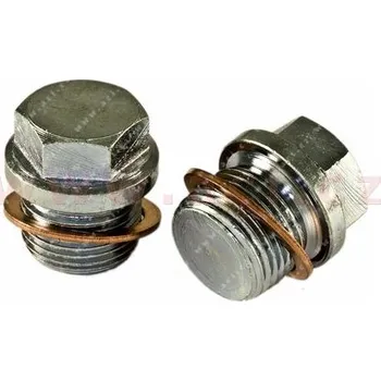 výpustný šroub olejové vany M20x1.5 L=15 mm, celk. délka = 27 mm