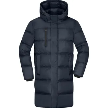 Pánský kabát James & Nicholson Pánský zimní kabát - XXL navy