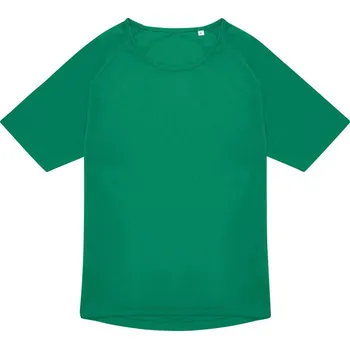 Pánské tričko B&C Collection Sportovní tričko "Active" - XXL kelly green