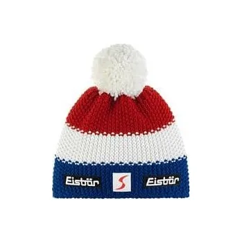 Čepice Eisbär čepice Star Pompon MÜ SKA kids 2024/2025 Modrá 1 size Dětské