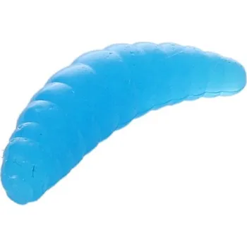 Rybářský háček 16ks Gumová Nástraha Mikado M-Area Maggot 3,4cm Modrý