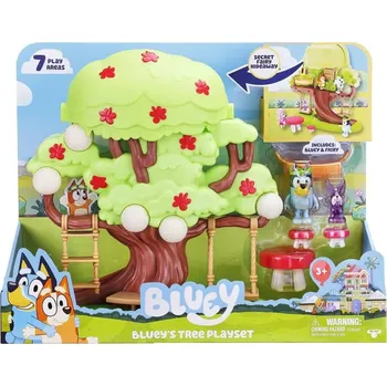 Moose Bluey Domeček na stromě pro hraní se skluzavkou Bluey – strom + figurka