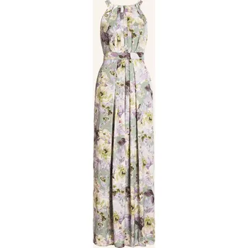 Dámské šaty Swing Dámské Večerní Šaty, světle zelená / fialová / režná, 36