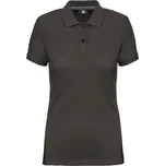 Kariban Dámské pracovní piqué polo z těžké bavlny - 3XL dark grey