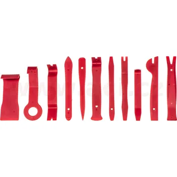 sada nářadí pro demontáž plastových obložení v polyesterovém pouzdru, 11 ks