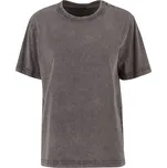 Build your Brand Dámské oversize tričko z těžké bavlny "Stonewash" - S magnet