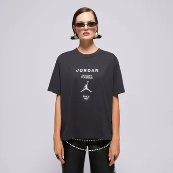Tričko W Jordan Ss Gf Gfx Tee Jqc Off Noir/(Sail) Černá L