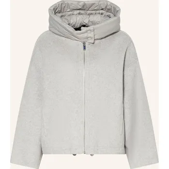 Dámský kabát Opus Dámská Bunda Hikona S Odnímatelnou Kapucí, světle šedá, 38