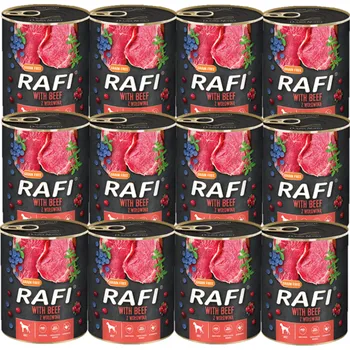Krmivo pro psa DOLINA NOTECI Rafi s hovězím masem 12x800g
