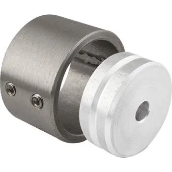 Nábytkové kování Objímka držáku šatní tyče o 26,9 mm nerez