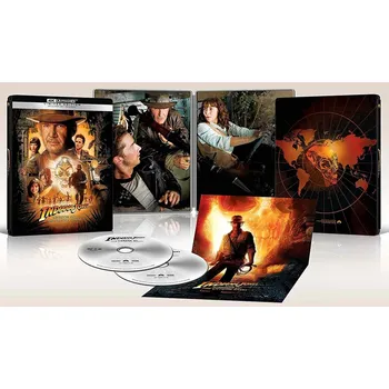 Blu-ray film Indiana Jones a Království křišťálové lebky (Bez CZ) (2008) 4K Ultra HD 2 disky Blu-ray