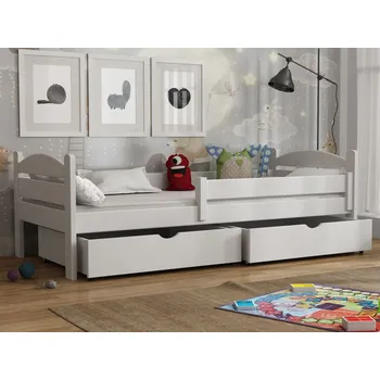 Dětská postel Dětská postel s úložným prostorem Ela Barva dřeva: Bílá barva, Rozměry: 80x180