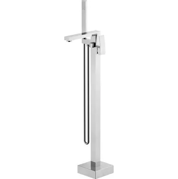 Vodovodní baterie Sapho Ginko Volně stojící vanová baterie 108 cm se sprchou, chrom 1101-24