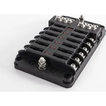 Příslušenství ke karavanu Distribuční blok Carbest s 12 pojistkami