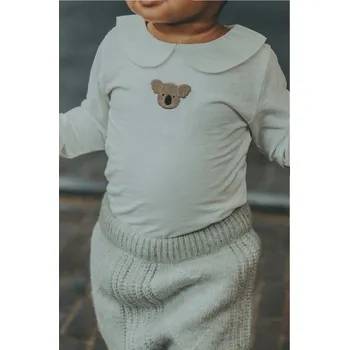 Bavlněné kojenecké body Donsje Davo Bodysuit Koala 3030104. bílá 00X, vel. 56