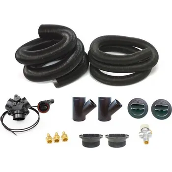 Příslušenství ke karavanu Sada příslušenství pro připojení bojlerů s výměníkem k naftovému topení - průměr 90 mm