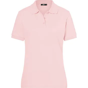 James & Nicholson Dámské piqué polo - XL rose
