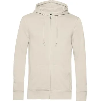 Pánská mikina B&C Collection Pánská mikina s kapucí - L off white (01U35B04703)