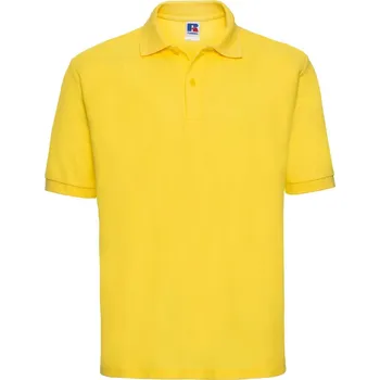 Russell Piqué polo - L yellow