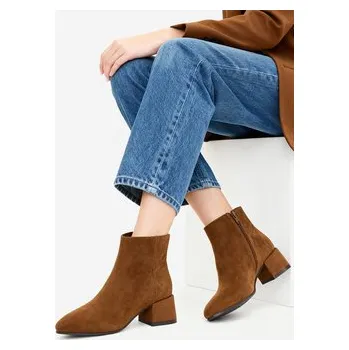 Dámské kozačky Polokozačky Clara Barson CEO-CD24038-4 Bordó 37