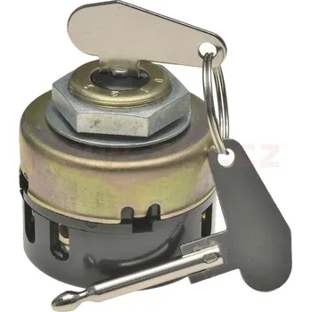 kompletní spínač zapalování s klíčem a kovovou maticí