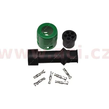 zástrčka 6 pin bajonet 2 vývod zelený JOKON (Německo) ORIGINÁL