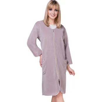 Dámský župan Dámský velurový župan Radana béžový S