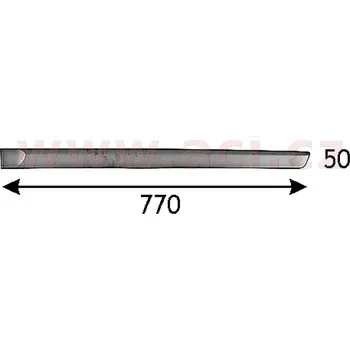 boční lišta zadních dveří pro lak ORIGINÁL, L