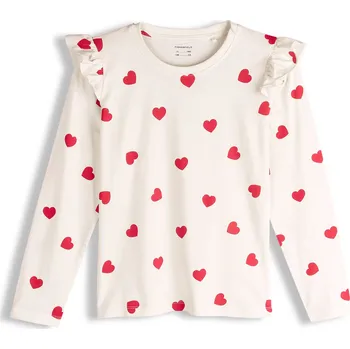 Dívčí oblečení GATE Bavlněné tričko s potiskem 13Y 825-0474/1140