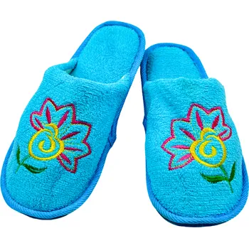 Dámské pantofle Dámské bačkory modré WG-1 Velikost: 36-37