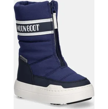 Dívčí sněhule Dětské sněhule Moon Boot MB JR PARK ZIP HIGH WP 80D3440080.27.34 námořnická modř 59X, EUR 28