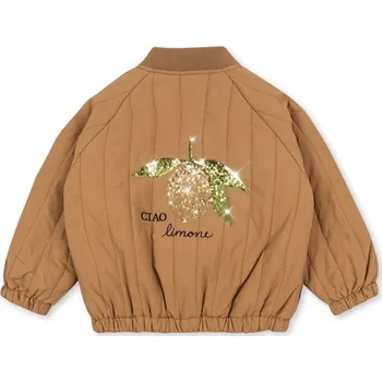 Pánský bomber Bunda Konges Sløjd JUNO SEQUIN BOMBER JACKET KS103490.9BYA hnědá 82X, vel. 98