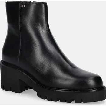 Dámské kozačky Kožené kotníkové boty Baldinini D6B149P4VITE.0000 černá 99X, EUR 41