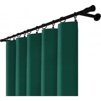 Závěs Zatemňovací závěs s řasicí páskou – Blackout Royal Emerald, smaragdově zelená